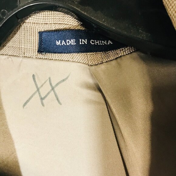 Ralph Ralph Lauren Blazer Sports Coat Jacket Gray Grey 52L Wool Light 2 Button - Picture 6 of 16